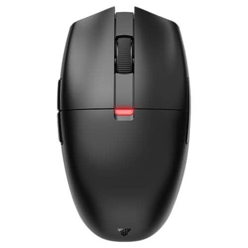 Fantech ARIA XD7 Wireless Gaming Mouse - Pixart 3395 Gaming Sensor 26000 DPI, KAILH GM8.0 Switches, Super Lightweight 59 Grams and Ambidextrous Egg Shape, 3-Mode Connectivity, Black