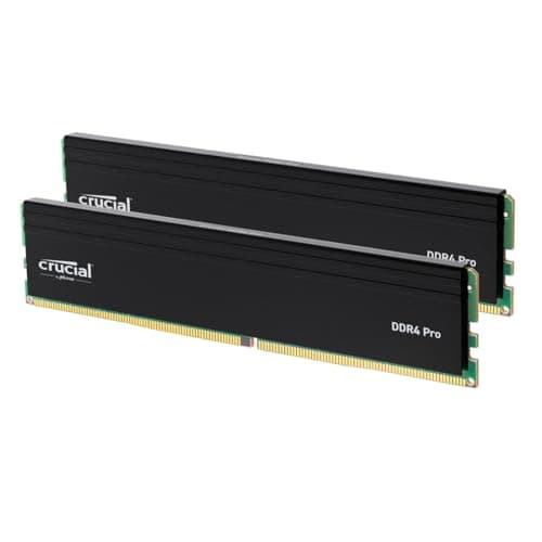 Crucial Pro RAM 32GB Kit (2x16GB) DDR4 3200MHz (or 3000MHz or 2666MHz) Desktop Memory CP2K16G4DFRA32A