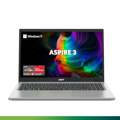 acer Aspire 3 Laptop AMD Ryzen 3 7320U Quad-Core Processor (Windows 11 Home/8 GB/256 GB SSD/AMD Radeon Graphics) A315-24P, 39.6 cm (15.6") Full HD Display