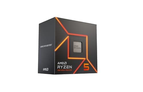 AMD Ryzen 5 7500F Desktop Processor 6 cores 12 Threads 32 MB Cache 3.7 GHz Upto 5 GHz AM5 Socket (100-100000597BOX)