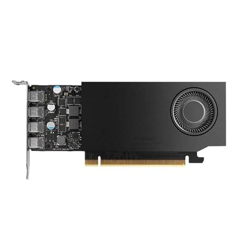 HP NVIDIA RTX A400 4GB GDDR6 | Low Profile Single Slot | Mini Bracket Included | 4X Mini DP 1.4 | 768 CUDA + Tensor + RT Cores | PCIe Gen4 | AI Ray Tracing | Professional Workstation GPU