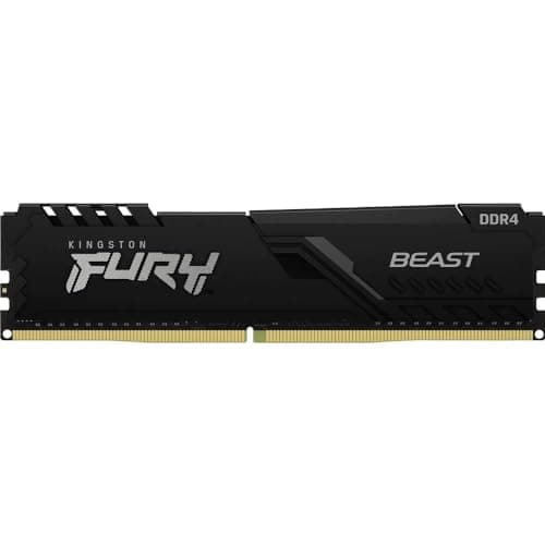 Kingston FURY Beast 16GB 3200MHz DDR4 CL16 Desktop Memory Single Stick KF432C16BB/16, Black