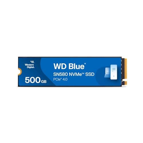 Western Digital WD Blue SN580 PCIe Gen 4 NVMe SSD Internal Storage, 500GB