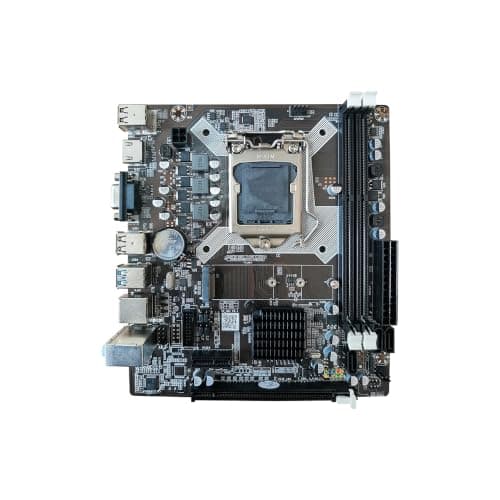EVM H81 Micro-ATX Motherboard | LGA 1155 Socket | Supports Intel 2nd & 3rd Gen Processors | NVMe M.2 Slot | DDR3 1333/1066MHz | PCIe x16 | SATA LAN Audio | 3 Year Warranty (EVMH81JEL)