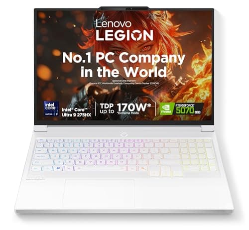 Lenovo Legion 7 2025 Intel Core Ultra 9 275HX| NVIDIA RTX 5070 8GB (32GB RAM/1TB SSD/WQXGA OLED/240Hz/16(40.64cm)/Windows 11/of + Lenovo 2 Year Onsite Warranty + Accidental Damage Protection