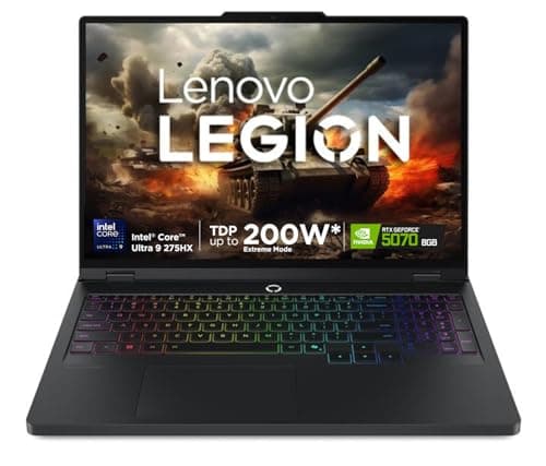 Lenovo Legion Pro 5 2025 Intel Core Ultra 9 275HX | NVIDIA RTX 5070 8GB (32GB RAM/1TB SSD/WQXGA OLED/165Hz/16 (40.6cm)/Windows 2 Year Onsite Warranty + Accidental Damage Protection