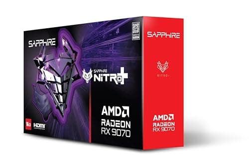 Sapphire gddr6 Nitro+ AMD Radeon RX 9070 Gaming pci_e_x16 OC 16GB Dual HDMI/Dual DP