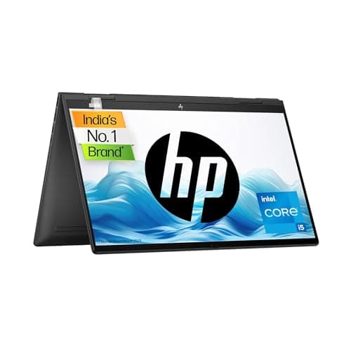 HP Envy x360, 13th Gen Intel Core i5-1335U, 16GB DDR5, 512GB SSD, 15.6-inch(39.6cm), OLED, Touchscreen, FHD Laptop, Intel Iris Xe graphics, 5MP IR camera, B&O(Win11, Office 21, Black, 1.77kg) fe0028TU