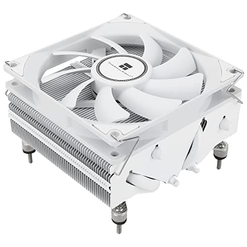Thermalright AXP90-X53 White Low Profile CPU Air Cooler, 53mm Height, TL-9015W SLIN PWM Fan, AGHP 3.0 Technology, for AMD AM4 AM5/Intel 1150/1151/1155/1156/1200/1700(White)