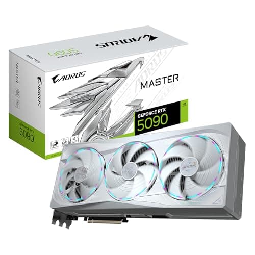 GIGABYTE GV-N5090AORUSM ICE-32GD | GeForce RTX 5090 AORUS Master ICE 32GB GDDR7 Graphics Card