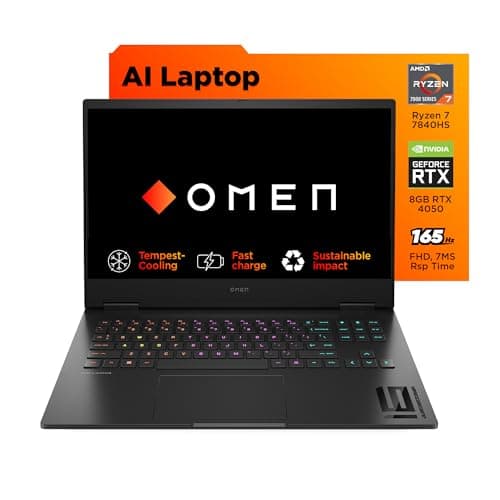 HP OMEN, Laptop (16GB RAM, 1TB SSD) 165Hz, IPS, 16.1"/40.9cm, Win 11,Tempest Cooling
