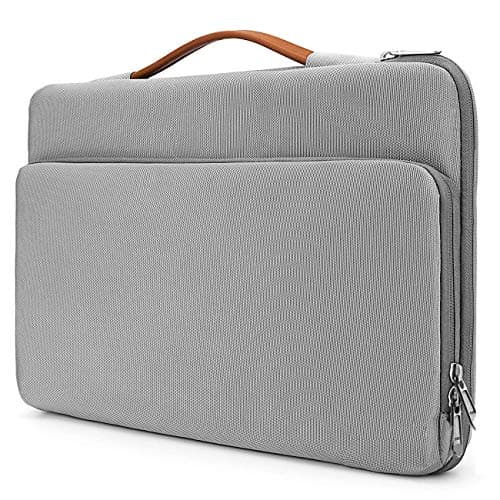 MOCA Compatible Laptop Sleeve Hand Bag Sleeves for 15 15.4 15.6 Inch MacBook Pro Dell 15 15.4 15.6 Inch Laptop Shoulder Messenger Bag Sleeves,Grey