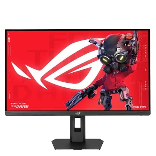 ASUS ROG Strix XG27ACMES Gaming Monitor – 27-inch 2560x1440, 255Hz OC (Above 144Hz), 0.3ms (min.), Fast IPS, Extreme Low Motion Blur Sync, USB Type-C, G-Sync Compatible, Tripod Socket, HDR, Gaming AI